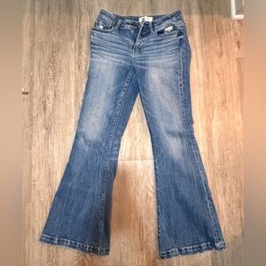 BKE Women's Medium Blue Flare Jeans